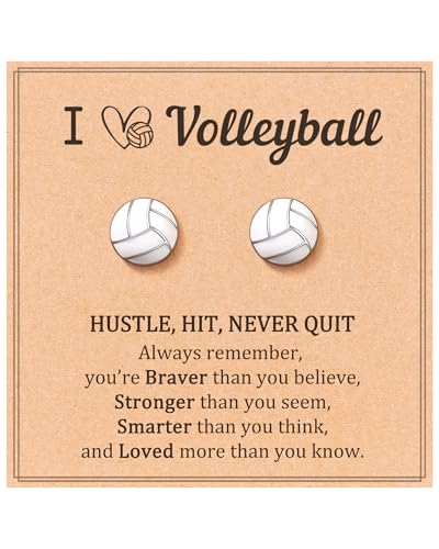 Baseball Soccer Volleyball Earrings Gifts for Women Girls