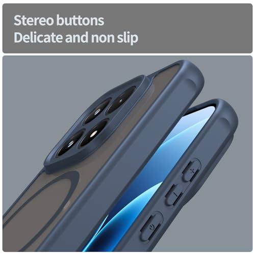 Image of Compatible with Xiaomi 17 Case Cover,Compatible with MagSafe,Anti-Fall,Compatible with Xiaomi 17 5G 25113PN0EC Cell Protective Phone Case Blue