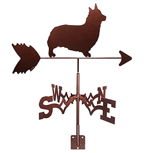 Girouette Corgi en fer pour célébrer l'esprit de votre maison