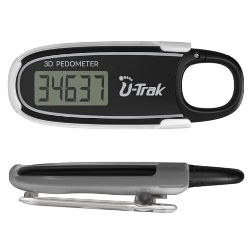 U-Trak Clip-On 3D Step Counter