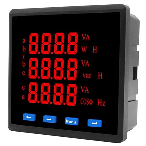 Compteur d'énergie triphasé contre les surcharges réseau avec mesure RS485 150A