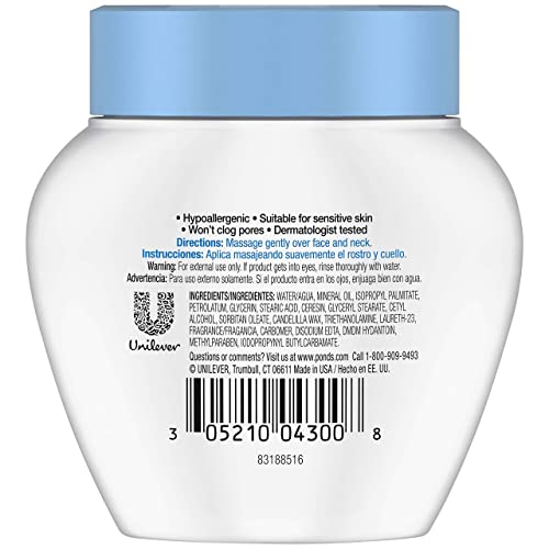 Pond's Dry Skin Cream Rich Hydrating Skin Cream, 3.9 Oz (Pack of 1)