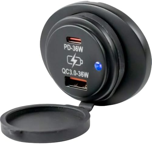 Sea-Dog Oval Surface Mount USB 3.0 & USB-C Power Socket image 4
