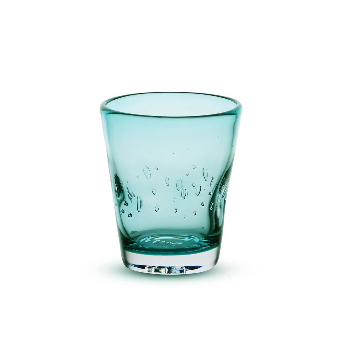 MEMENTO Set 6 Bicchieri Acqua Colorati Dune, in Pasta di Vetro 370 ml, Bicchieri da Tavola Moderni e Colorati (Acqua)