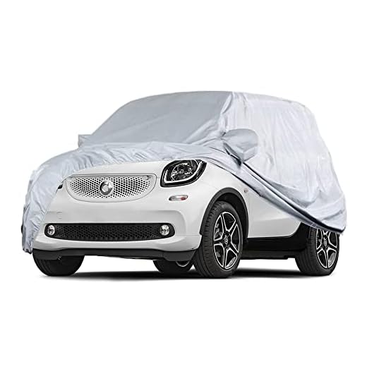 Car Cover for Automobiles,Car Cover Waterproof All Weather Full Exterior Covers for Smart Fortwo