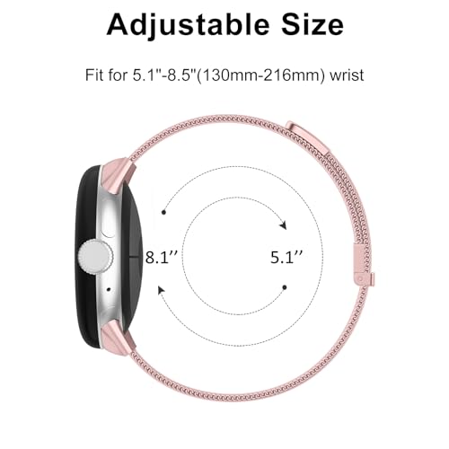 Correa Meliya acero inoxidable para Google Pixel Watch miniatura 4
