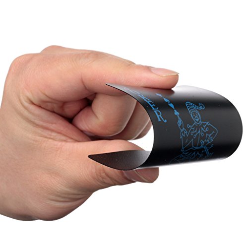 2 x Playing Cards Schwarze Wasserdichtes Pokerkarten Plastik Spielkarten aus PVC Profi Premium Spielkarten für Texas Holdem Poker - 1 Gold & 1 Black – Bild 8