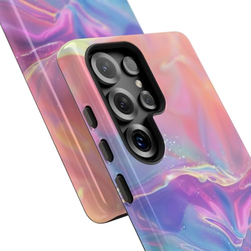 Coque Samsung S25 Ultra multicolore rigide motif abstrait - 2