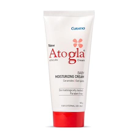 Atogla Cream Atogla Baby Cream | For Soft Skin | Recommended by Doctors | Protects Against Rashes and Prevents Skin Irritation, 100g