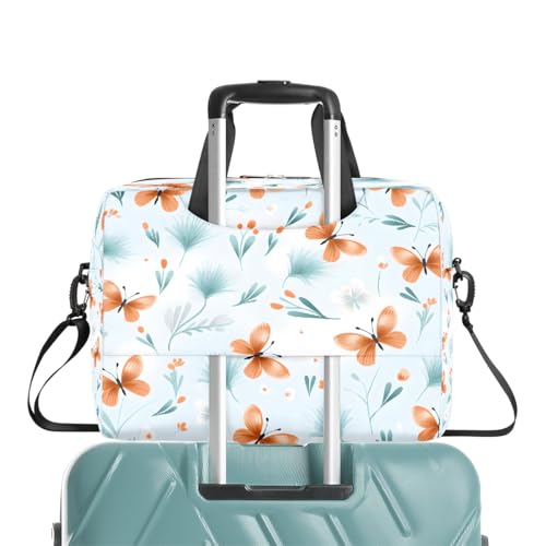 Bolso para portátil con patrón de flores Butterfly miniatura 7