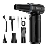 Plumeau rechargeable avec charge de type C : le dépoussiéreur électrique est un câble de charge USB Type-C qui fournit une charge rapide de 5 V/2 A. Après avoir été complètement chargé en 2 à 2,5 heures, le dépoussiéreur électrique peut fonctionner jusqu'à 75 minutes à 1 vitesse de vent. Sous une force de soufflage de 3ème niveau de haute intensité, il peut être utilisé en continu pendant 13 minutes. Technologie intelligente pour maintenir la stabilité de la vitesse du vent. Le voyant lumineux vous permet également de voir la quantité d'électricité restante