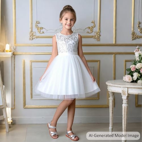 Image of Felix & Flora Toddler Girl Sandals - Little Girl Easter Dress Shoes Lightweight Open Toe Beach Holiday Flats