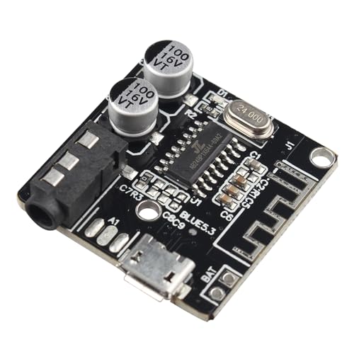 Jopto Bluetooth 5.0 Audio Receiver Module Board for Stereo Wireless Sound PCB Circuit DIY Kit Digital Power Amplifier VHM-314 Bluetooth 5.0 Audio Receiver Lossless Decoder Wireless Stereo Music