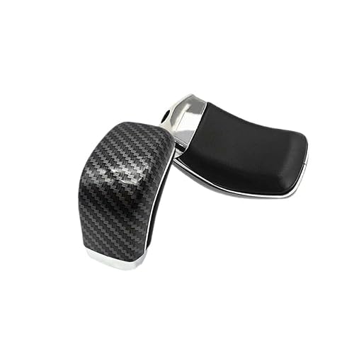 JWLYGMD for Lexus for Toyota for Mark X for Reiz X120 2004-2009 Automatic AT Leather Carbon Car Shift Gear Knob Lever Gaitor Boot Cover(Carbon)