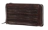 Material: Leder FREDsBRUDER Riffel Big Geldbörse Leder 19 cm