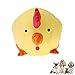Jouet Peluche pour Chien Jouets Chiens Grinçant Chien Jouets Chien Boules Grinçante Animal Jouet Interactif Chien Jouet Qui Couine Chick