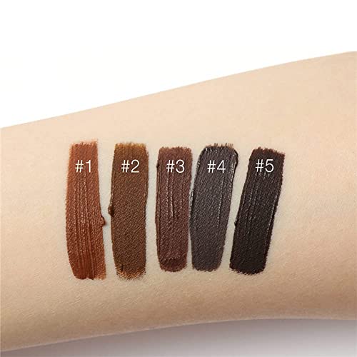 Focallure Waterproof Eyebrow Cream Gel,Define Natural Brows With Brush,Glides On Easily And Dries Fast With High-Pigment Formula,Long Lasting Eyebrows Enhancers Make Up,Ebony #TOP4