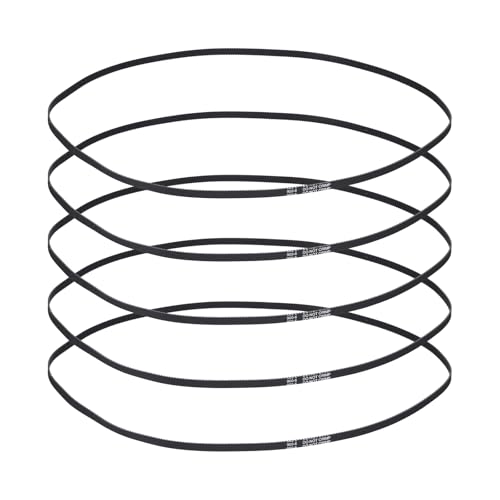 sourcing map 5Pcs 900mm GT-2 Timing Belt 6mm Width 2mm Pitch Closed Loop