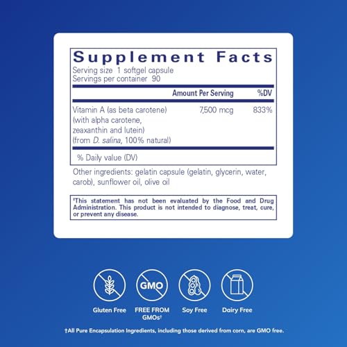 Pure Encapsulations Beta Carotene