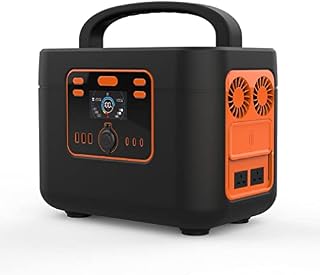 Portable Power Station 1200W/1050Wh Large Capacity 328300mAh LiFePO4 Mobile Power Supply Outdoor Generator with LCD Display for Camping, Garden Outdoor Adventures RV and Emergencies (Orange)