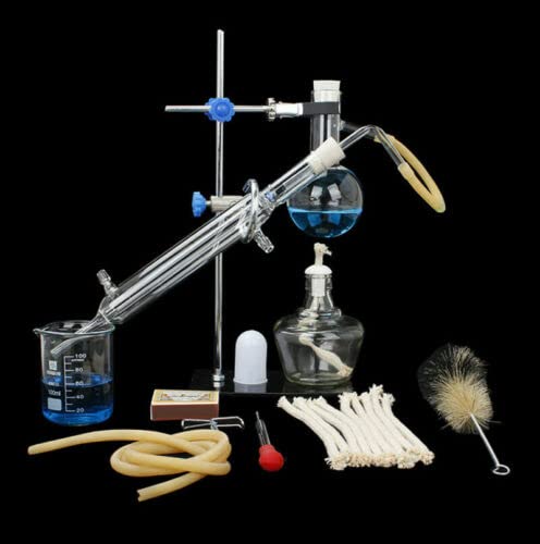 corredi della vetreria del purificatore di acqua dell'apparecchiatura di distillazione dell'olio essenziale del laboratorio 100ml