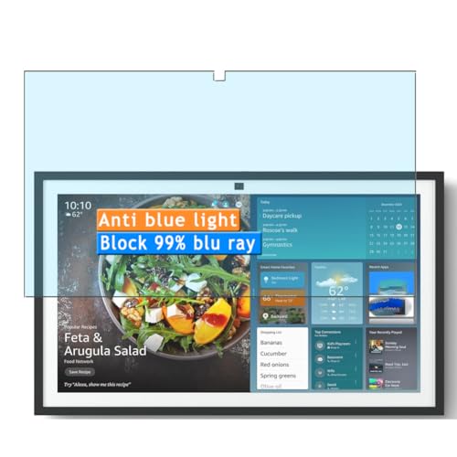 Vaxson 2 Unidades Protector de Pantalla Anti Luz Azul, compatible con Echo Show 21 2024 21" [No Vidrio Templado ] Película Protectora Film Guard
