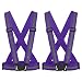 M METERXITY 2 Pack Reflective Vest - Adjustable Strip, High Visibility Safety Reflector Tape Safety Gear, Apply to Running Night Walking(1.5