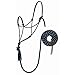 Weaver Leather Silvertip No.95 Halter with 10ft Lead Navy/Silver Horse