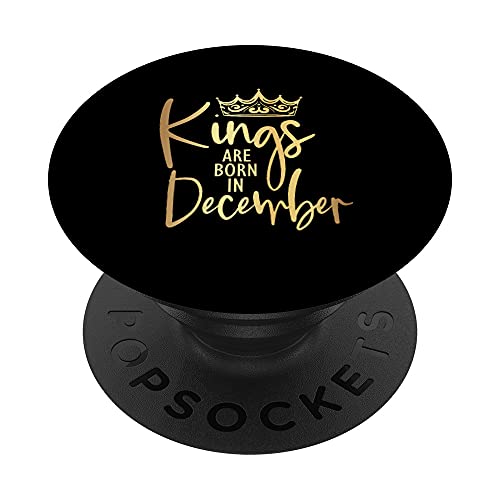 Astrology Kings Are Born In December PopSockets PopGrip Intercambiable