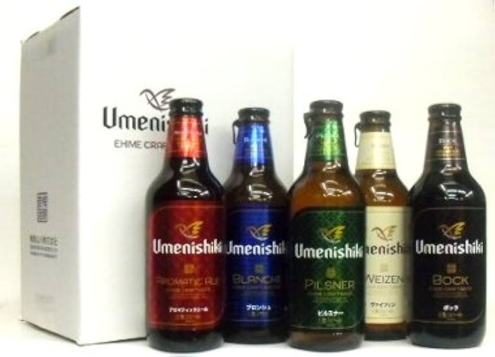Amazon.co.jp: 梅錦ビール 5種6本セット UB_Craft6／ 愛媛県