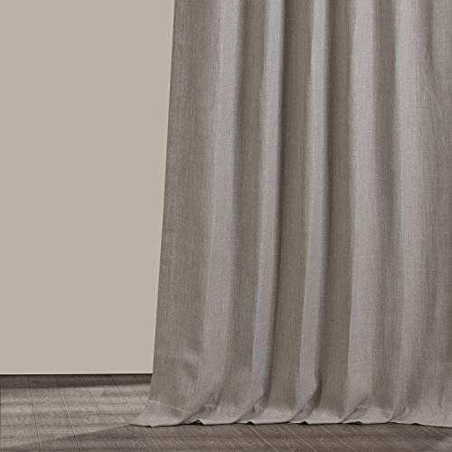 image for HPD Half Price Drapes BOCH-LN1858-84 Faux Linen Blackout Room Darkenin