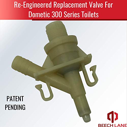 Beech Lane Upgraded Water Valve Kit Replaces 385311641 For Dometic Toilets 300, 310, And 320, Increased Freeze Resistance, Long Valve Lifespan, Ultrasonic Sealing Safeguards Against Leaks (Natural) #TOP1
