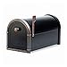 Architectural Mailboxes Coronado Mailbox with Antique Copper Accents, Black
