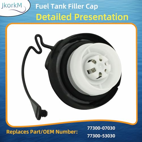 Image of Fuel Tank Filler Cap,Gas Cap Replace 77300-07030 Compatible with Toyota 2015 Venza 2015-2016 Highlander Sienna 2015-2017 Tacoma Camry 2015-2019 Tundra Sequioa