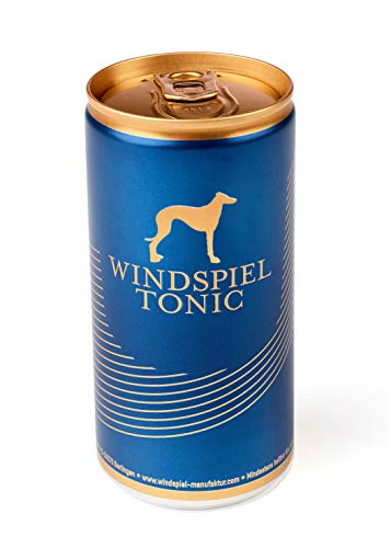 Windspiel Tonic Water - der elegante Filler aus der Windspiel-Manufaktur | In der praktischen 0,2l-Dose, gemacht für Gin & Tonic | 24 x 0,2l Dose // inkl. + 6,00 € Pfand