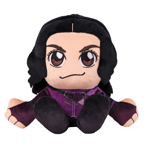 Peluche Marvel Kate Bishop assise pour décorer une chambre d'enfant
