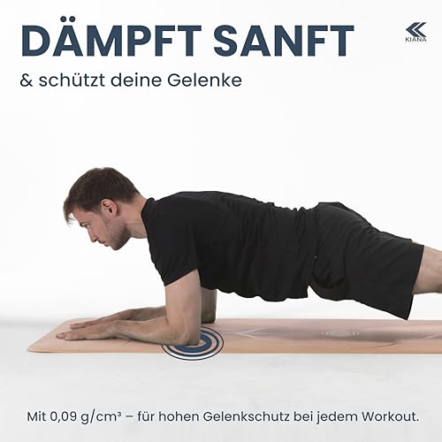 KIANA-SPORTS-Yoga-Matte-aus-Deutscher-Entwicklung--Rutschfeste-gelenkschonende-Yogamatte--2-Komfort-Dicken-10-15-cm--Weiche-Sportmatte-Gymnastikmatte--Fur-Yoga-Pilates-Krafttraining | Dealmeister.io Alt tag für bilder post titel