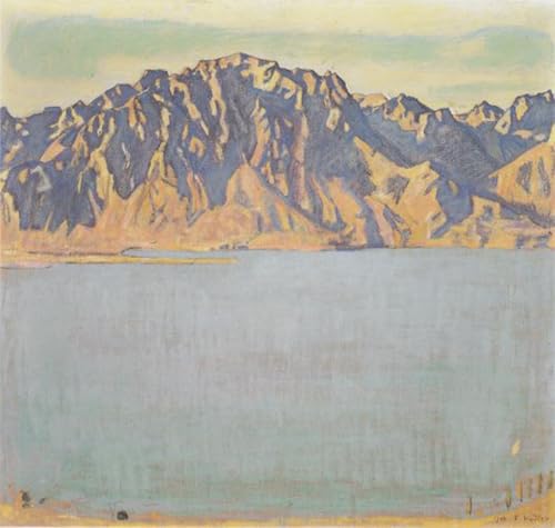 Tableau toile Le Grammont de Ferdinand Hodler affiches d'art 60x90cm
