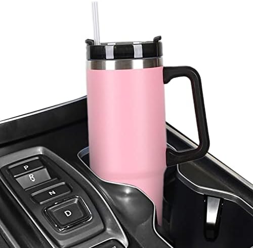 Cyhamse Car Coffee Mug,30oz Stainless Steel Bottle Vacuum Insulated Tumbler with Straw and Handle | Portable Travel Insulated Tumbler for Hot and Cold Drinks