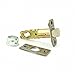 Schlage 16-211 2 3/8" or 2 3/4" Replacement Deadlatch with Triple Faceplate Opti, Antique Brass