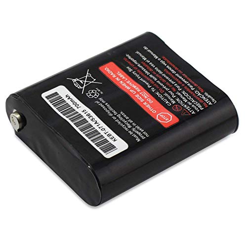 3.6V 700Mah Two-Way Radio Rechargeable Battery For Motorola 53615 M53615 Kebt-071-A Kebt-071-B Kebt-071-C Kebt-071-D Talkabout 5950 T4800 T4900 T5000 T5800 T9500R (2 Pack) #TOP1