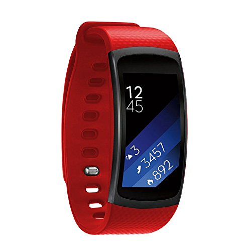 Cewaal Engranaje Fit 2 Bandas de Silicona de reemplazo Pulsera Correa Compatible con la muñeca Compatible con Gear Ajuste 2