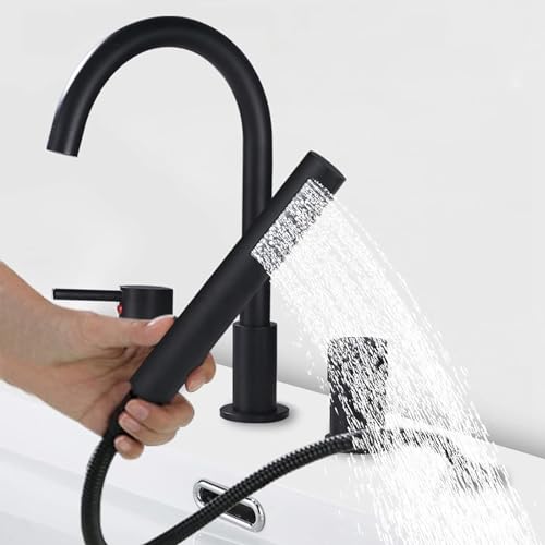 Ensemble de douche thermostatique doré anti-brûlure avec mitigeur de bain - 3