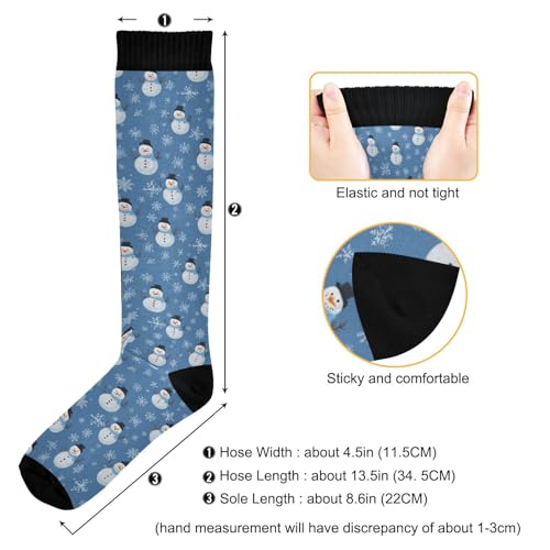 Image of Wusikd Heartbeat Symbol Compression Socks for Women and Men Circulation Black Long Socks for Athletic Running 1