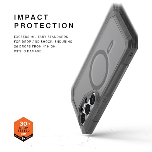 Coque UAG Trooper Samsung S26 Ultra aimantée : étui de protection robuste gris ash - 4