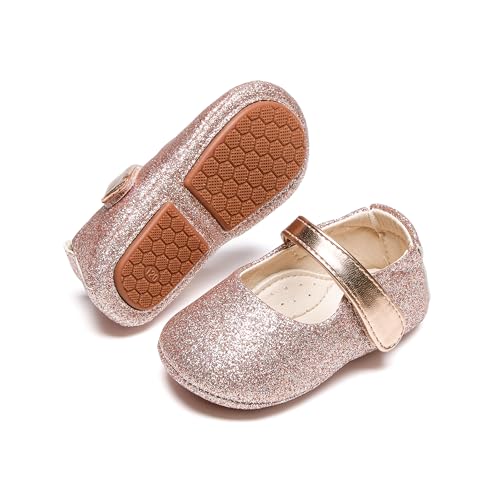 Image of PHIRAMIN Toddler Girl Mary Jane Dress Shoes-Little Girl School Uniform Shoes for Wedding Party