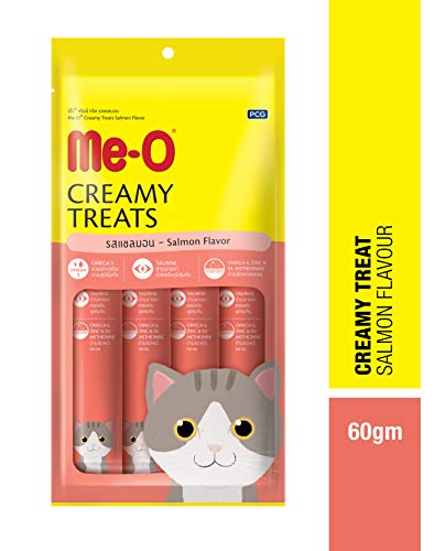Image of Me-O Creamy Cat Treats - Salmon Flavor, Small, 60g