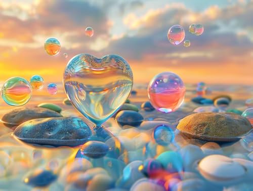 Diamond Painting Vue Mer pour s'évader et décorer son salon avec un kit 5D unique 40x50cm