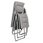 Lafuma Relaxsessel Futura XL Silber Schwarz
