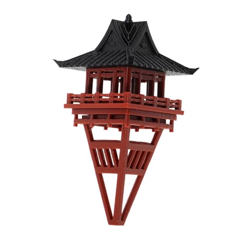 IMIKEYA Mini Statue De Pagode Pavillon Miniature Figurine De Jardin Féerique Ornement Miniature pour Jardin Zen Accessoire De Méditation pour Féerique